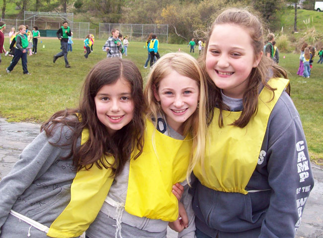 girls in yellow