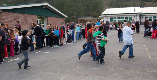 line for ice cream