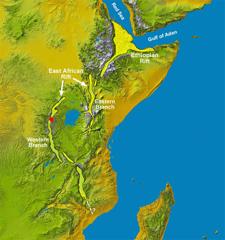 rift valley map